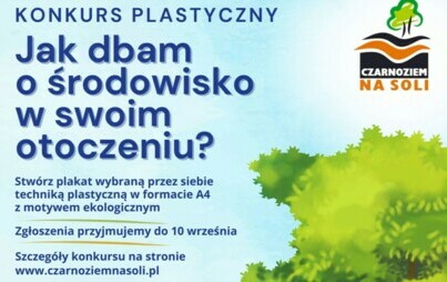 Zdjęcie do Konkurs Plastyczny "Jak dbam o środowisko w swoim otoczeniu"
