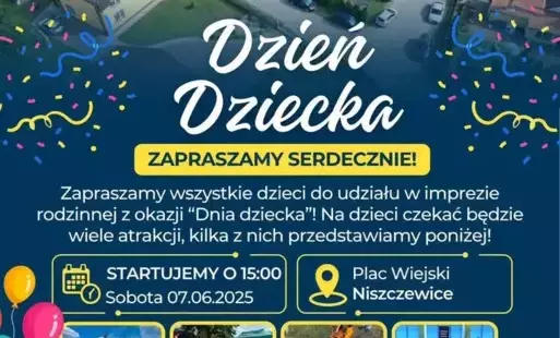 Zdjęcie do Sołectwo Niszczewice zaprasza na Dzień Dziecka 