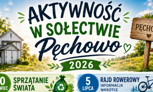 Zdjęcie do Aktywność w sołectwie Pęchowo w 2026 roku