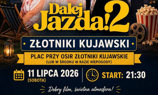 Zdjęcie do Sołectwo Złotniki Kujawskie zaprasza na kino plenerowe