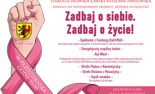 Zdjęcie do Podusumowanie projektu "R&oacute;żowa Wstążeczka" - Zadbaj o życie! 